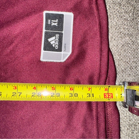 Adidas Burgundy Mississippi State Men's Jersey SEC #21 - Picture 8 of 8